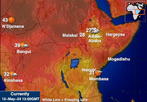 Kenya Temperatura meteorologica 