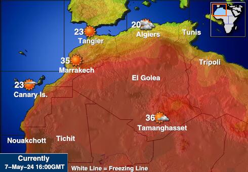 摩洛哥 天气温度图 