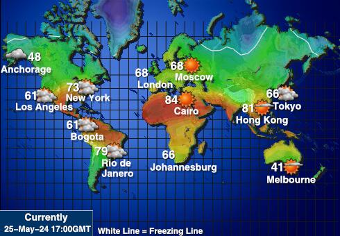 Nauru Vädertemperaturkarta 