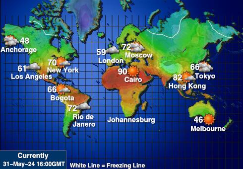 Navassa Island Sää lämpötila kartta 