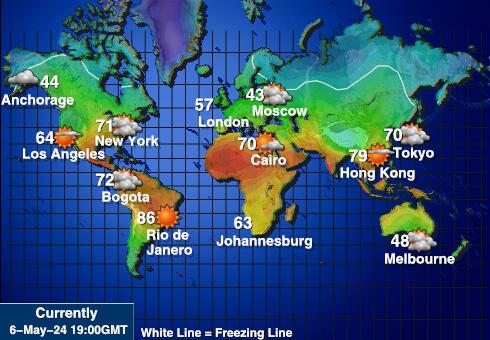 Navassa Island Weather Temperature Map 