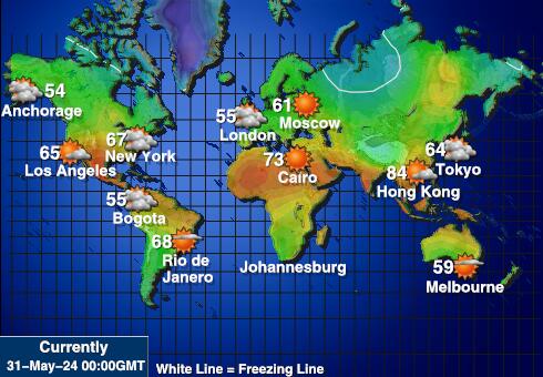 Навасса Карта погоды Температура 