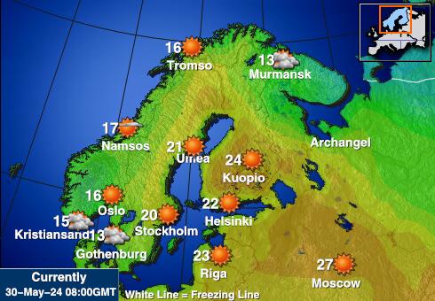 Norway Temperatura meteorologica 