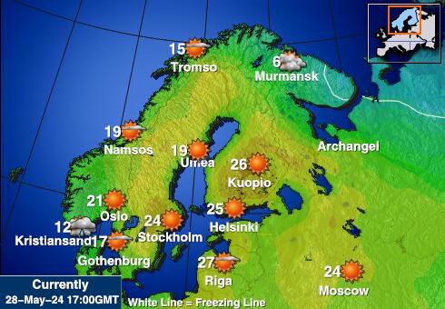 Norra Ilm temperatuur kaart 