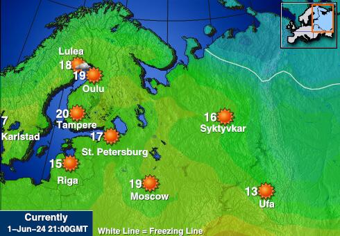 Slovenya Hava sıcaklığı haritası 