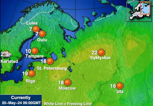 Slovenia Peta suhu cuaca 