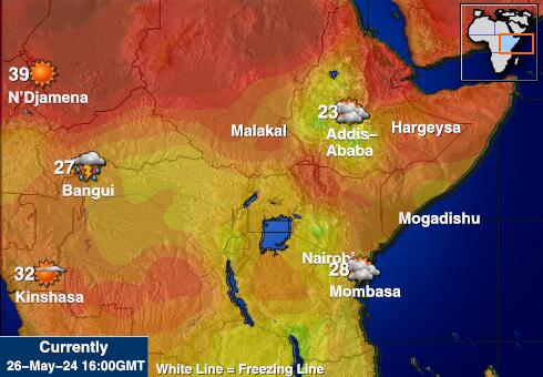 Somali Hava sıcaklığı haritası 