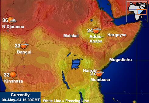 索马里 天气温度图 