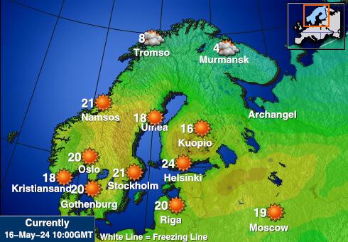 Svalbard Weather Temperature Map 