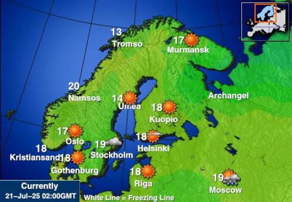 Svalbard Weather Temperature Map