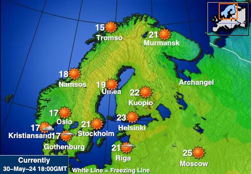 Svalbard Temperatura meteorologica 