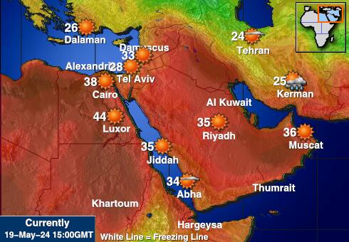 Syrien Vejret temperatur kort 
