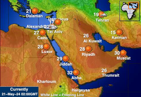Syrien Vejret temperatur kort 
