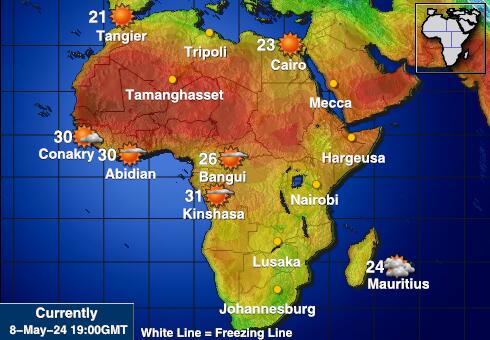 جزيرة تروملين خريطة درجة حرارة الطقس 