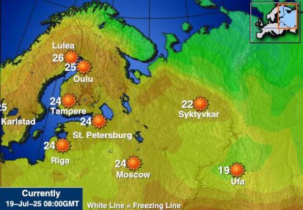Turkey Weather Temperature Map