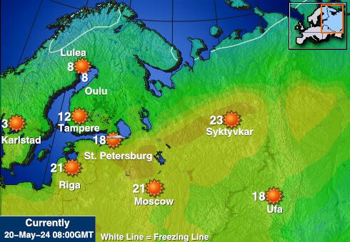 Ukrayna Hava sıcaklığı haritası 