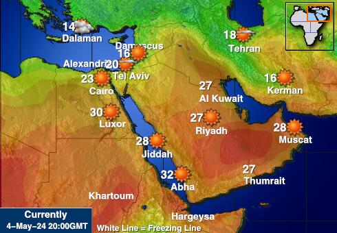 Emiratele Arabe Unite Weather Temperature Map 